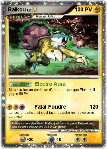 Pokemon Raikou
