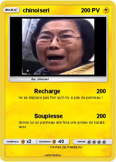 Pokemon chinoiseri