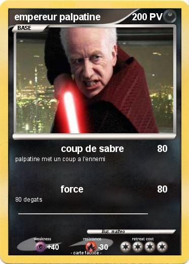 Pokemon empereur palpatine