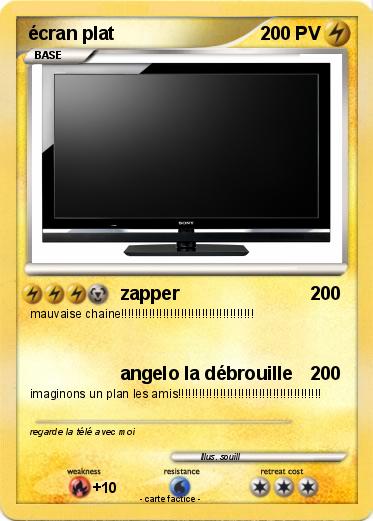 Pokemon écran plat