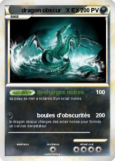 Pokemon dragon obscur   X EX
