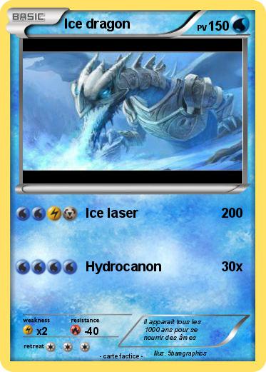 Pokemon Ice dragon