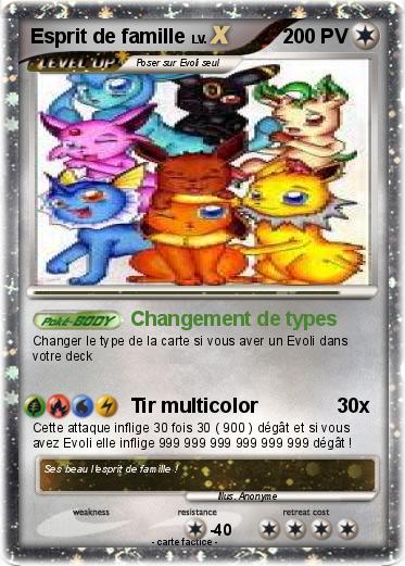 Pokemon Esprit de famille