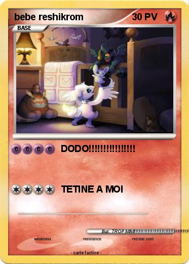 Pokemon bebe reshikrom