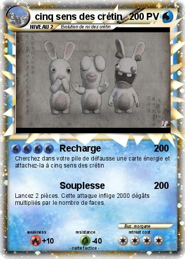 Pokemon cinq sens des crétin