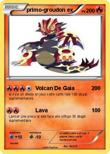 Pokemon primo-groudon ex