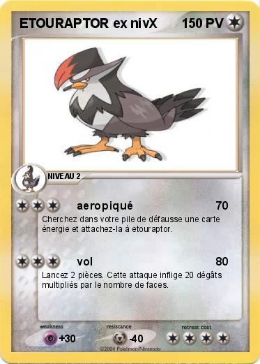Pokemon ETOURAPTOR ex nivX