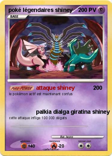 Pokemon poké légendaires shiney