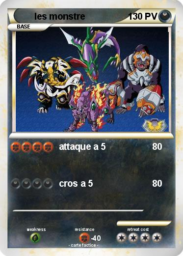 Pokemon les monstre