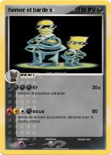Pokemon homer et barde x
