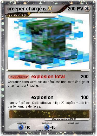 Pokemon creeper chargé