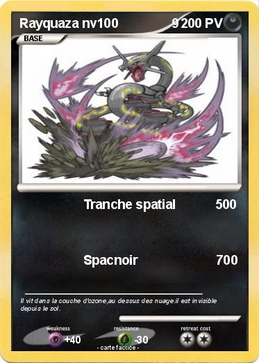 Pokemon Rayquaza nv100               9