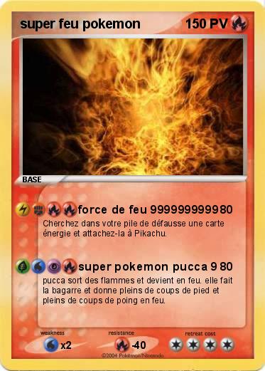 Pokemon super feu pokemon 