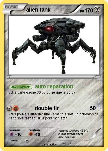 Pokemon alien tank
