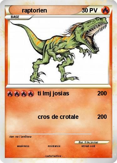 Pokemon raptorien