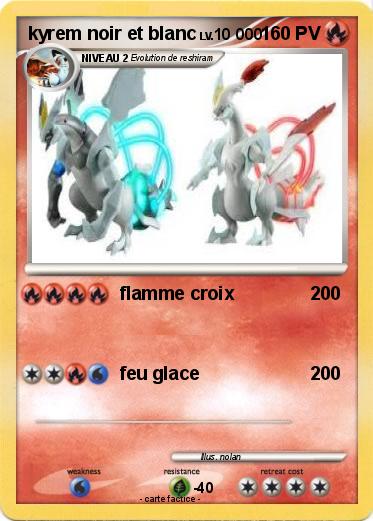 Pokemon kyrem noir et blanc