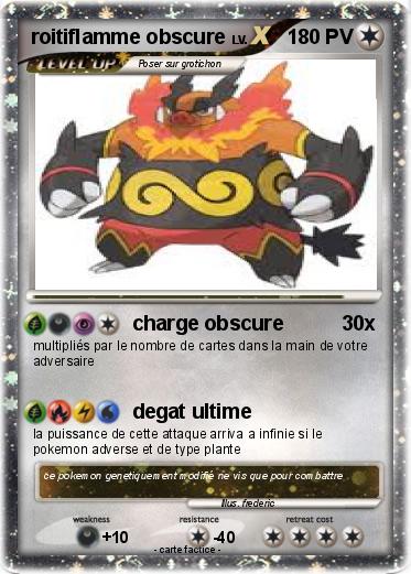 Pokemon roitiflamme obscure