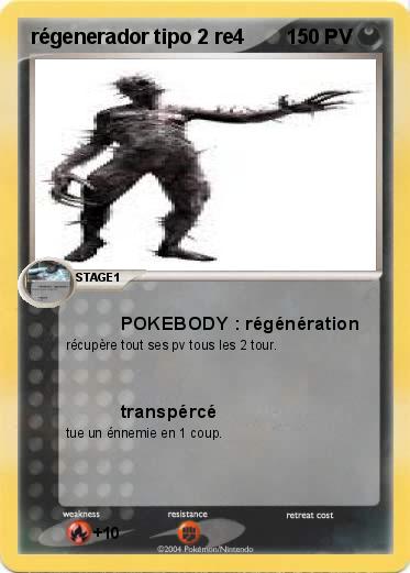 Pokemon régenerador tipo 2 re4