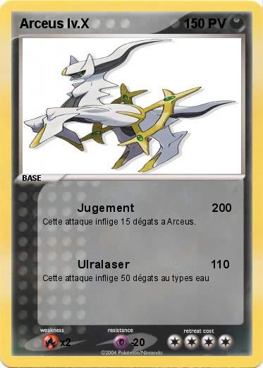 Pokemon Arceus lv.X                        