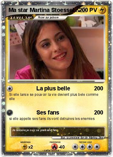 Pokemon Ma star Martina Stoessel