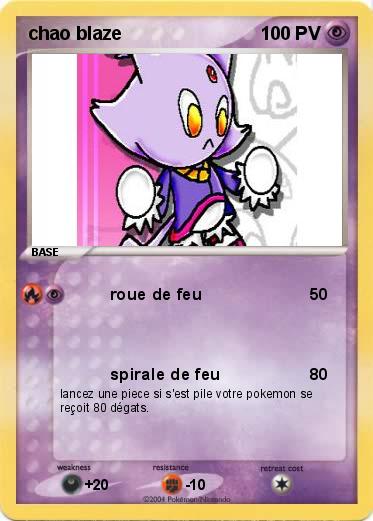 Pokemon chao blaze