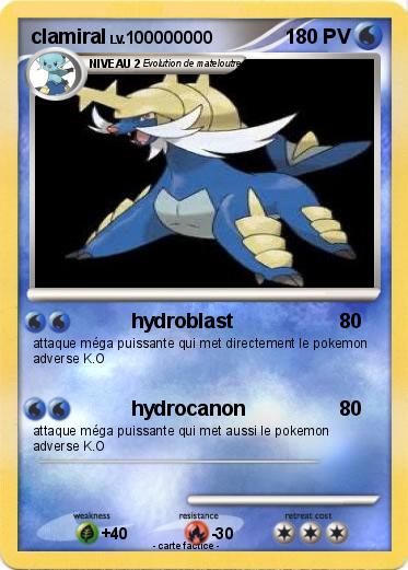 Pokemon clamiral
