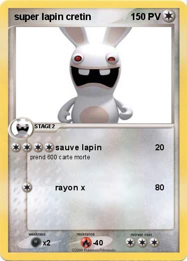 Pokemon super lapin cretin