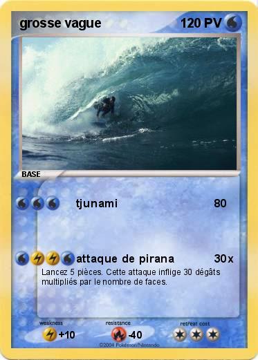 Pokemon grosse vague