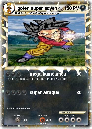 Pokemon goten super sayen 4