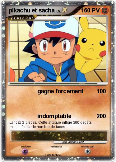 Pokemon pikachu et sacha