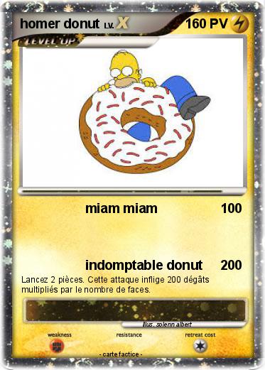 Pokemon homer donut