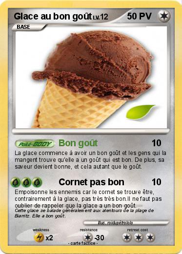 Pokemon Glace au bon goût