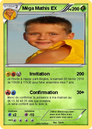 Pokemon Méga Mathis EX