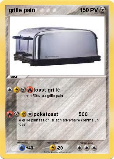 Pokemon grille pain