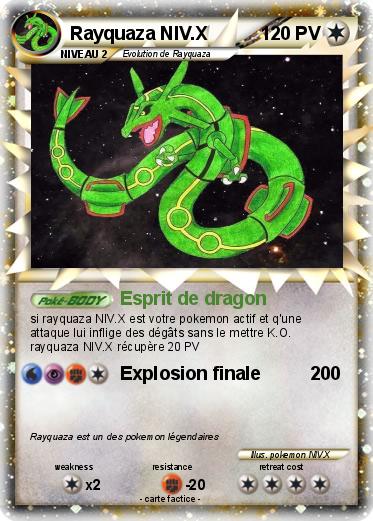 Pokemon Rayquaza NIV.X