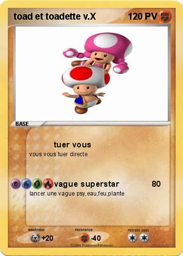 Pokemon toad et toadette v.X