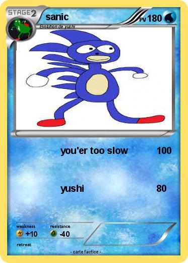 Pokemon sanic