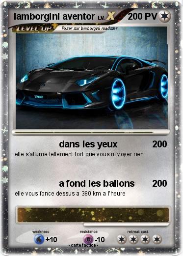 Pokemon lamborgini aventor