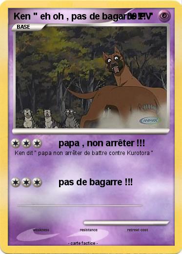 Pokemon Ken " eh oh , pas de bagarre !!! "