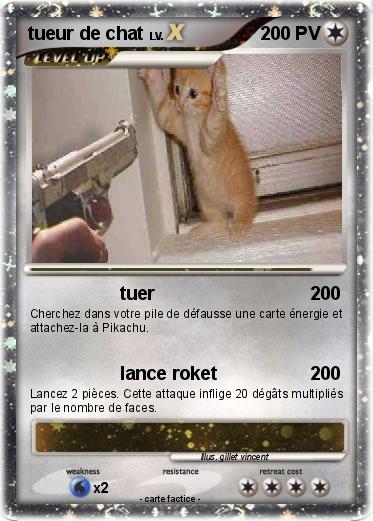 Pokemon tueur de chat