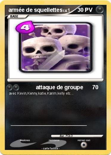 Pokemon armée de squellettes