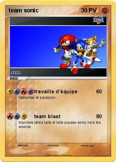 Pokemon team sonic