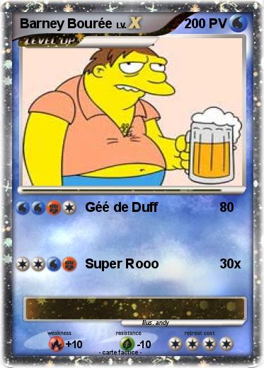 Pokemon Barney Bourée