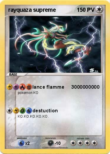 Pokemon rayquaza supreme