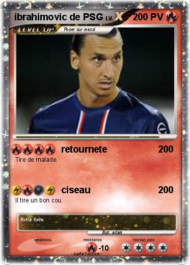 Pokemon ibrahimovic de PSG