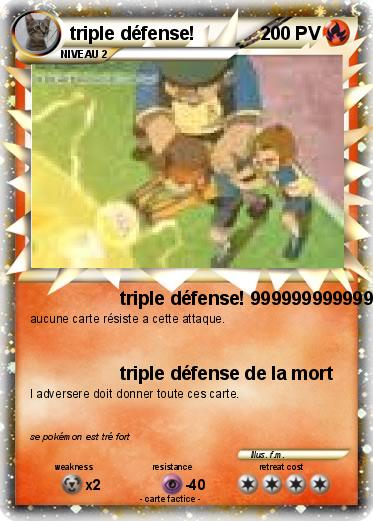Pokemon triple défense!