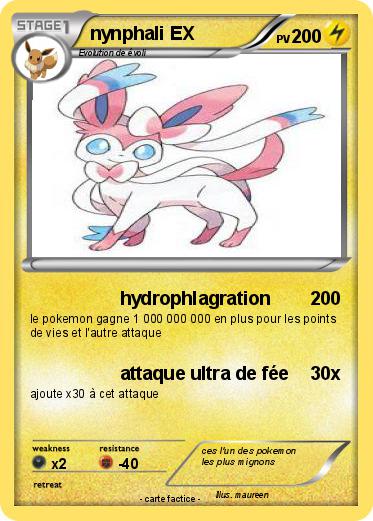 Pokemon nynphali EX