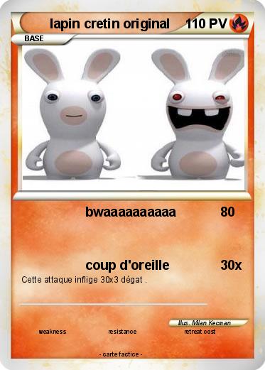 Pokemon lapin cretin original