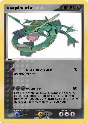 Pokemon rayqoimache