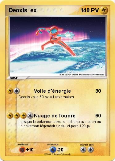 Pokemon Deoxis  ex
